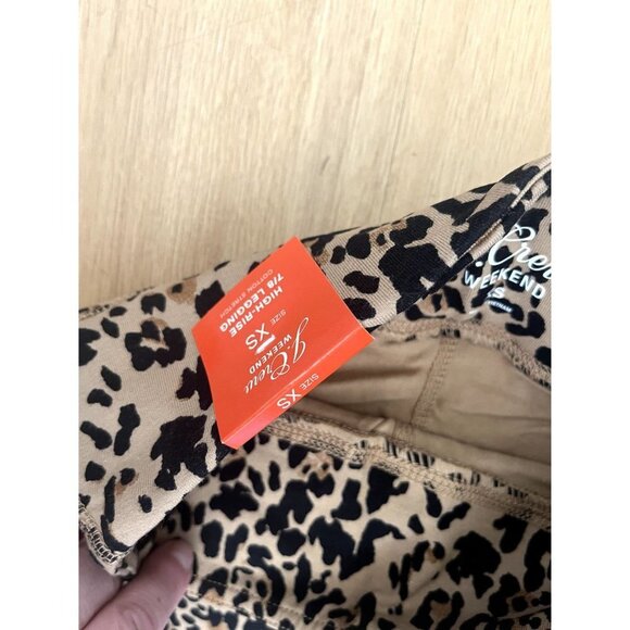 J.Crew Leopard Print High Rise leggings XS - Picture 13 of 15
